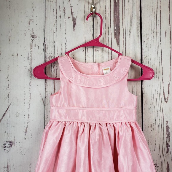 Gymboree Other - Gymboree Dress Girls Size 5T A Line Sleeveless Striped Bow Pink